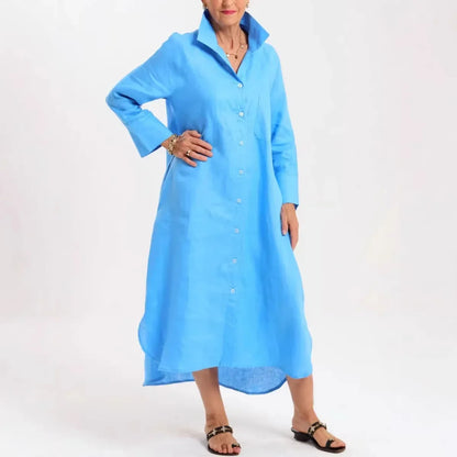 Vestido Arthea™ com Corte Clean e Toque Refinado