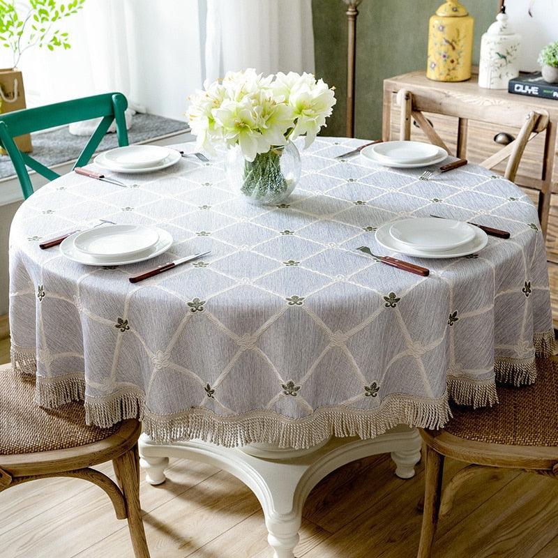 Toalha de Mesa Elegance a Prova d'água e Óleo feita em Algodão e Linho