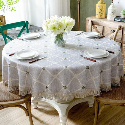 Toalha de Mesa Elegance a Prova d'água e Óleo feita em Algodão e Linho