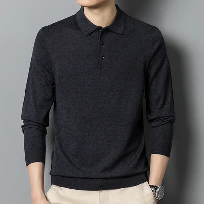 Polo Arthur™ em Malha Nobre com Botões Elegantes / Um Ícone Casual com Toque de Sofisticação