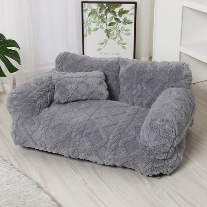 Cama Pet Estilo Sofá Modern Lar™  Design Premium com Conforto Acolhedor