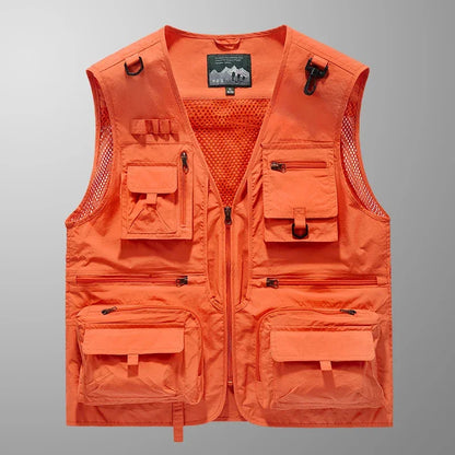 Colete Americano Maverick™ com Visual Tático Urbano e Multi-Bolsos /O Equilíbrio Entre Funcionalidade, Estilo e Presença Masculina.