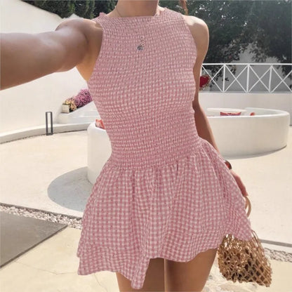 Vestido Bellamy™ com Corpo em Lastex e Saia em Camadas