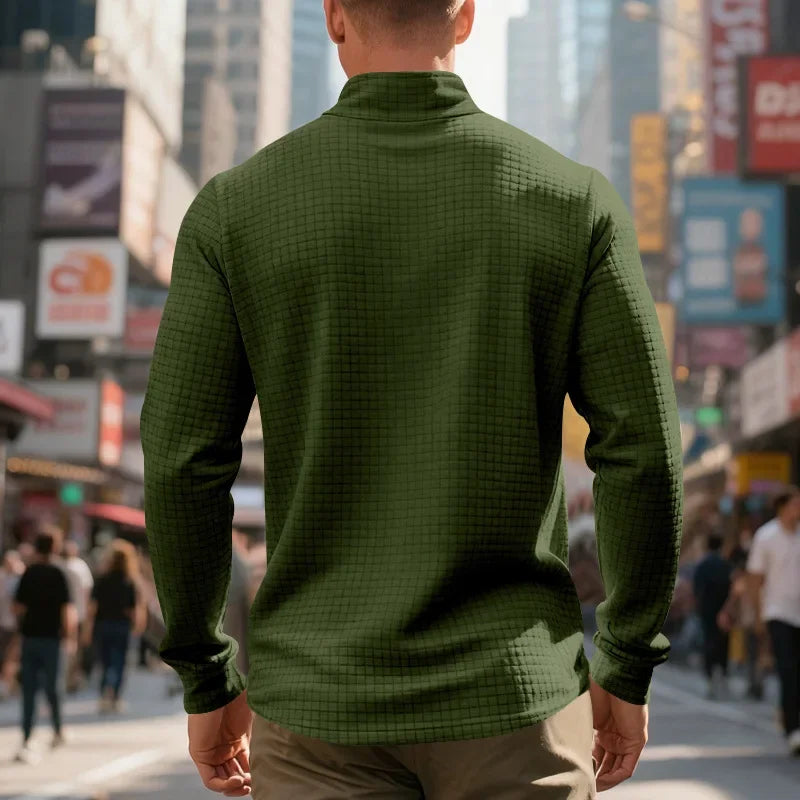 Suéter Montreall™ com Design Minimalista e Caimento Slim