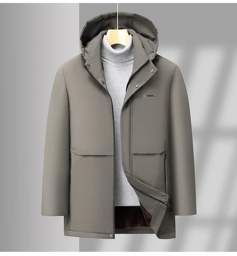 Casaco Alaska Prime™ com Forro Térmico e Design Impermeável / Estilo e Proteção em Dias de Frio Intenso!