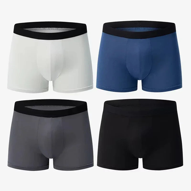 [COMPRE 5, LEVE 10] Kit de Cuecas Boxer Atlas™ Sem Costura com Forro Antibacteriano / Frescor, Proteção e Conforto 24h por Dia!