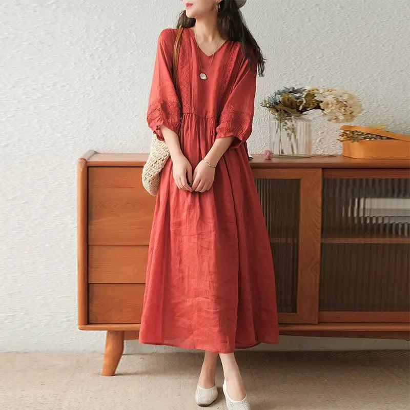Vestido Nazaré em Voile de Algodão: A Elegância Leve e Refrescante para o Verão!