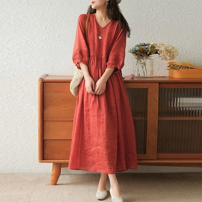 Vestido Nazaré em Voile de Algodão: A Elegância Leve e Refrescante para o Verão!