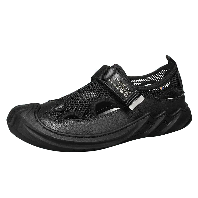 Sandália Masculina Explorer™ com Malha Respirável e Solado Ergonômico / Conforto e Estilo para Aventuras e Uso Diário!