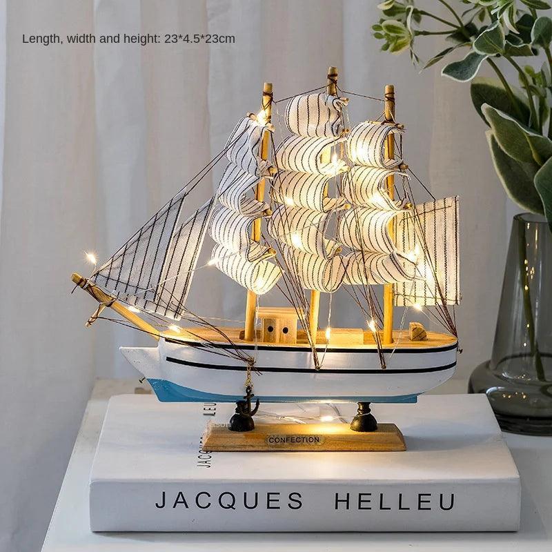 Barco Decorativo Veleiro - Orgulho Naval / A Opção Perfeita Para Decorar Qualquer Ambiente!