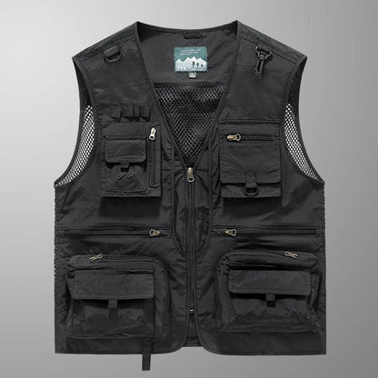 Colete Americano Maverick™ com Visual Tático Urbano e Multi-Bolsos /O Equilíbrio Entre Funcionalidade, Estilo e Presença Masculina.