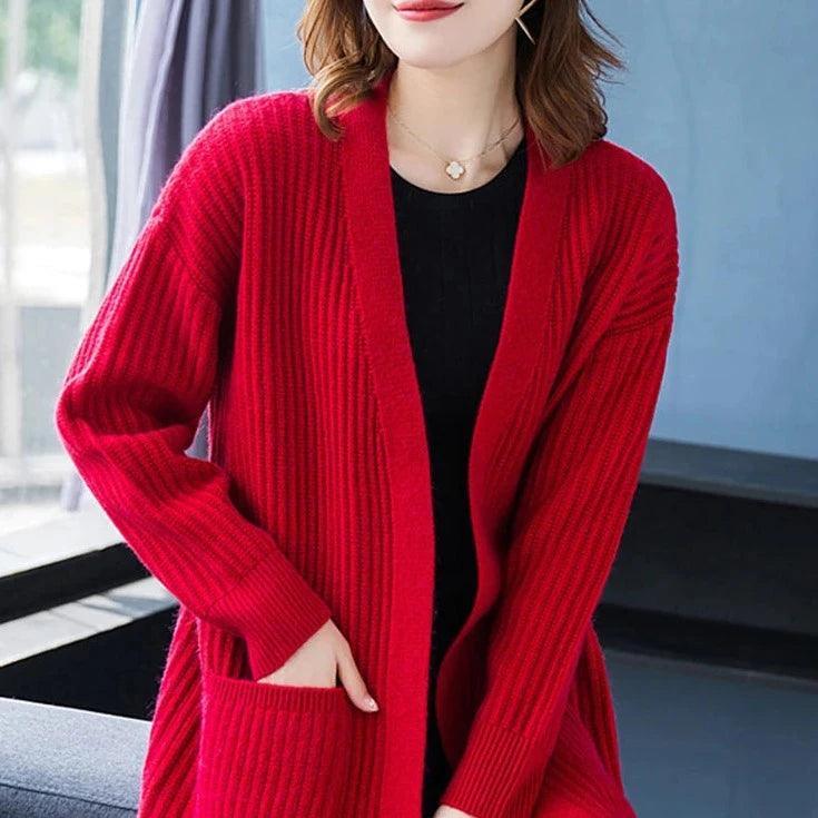 Casaco Estilo Cardigan Matilde™ em Tricot / Sofisticação e Aconchego para Todos os Momentos!