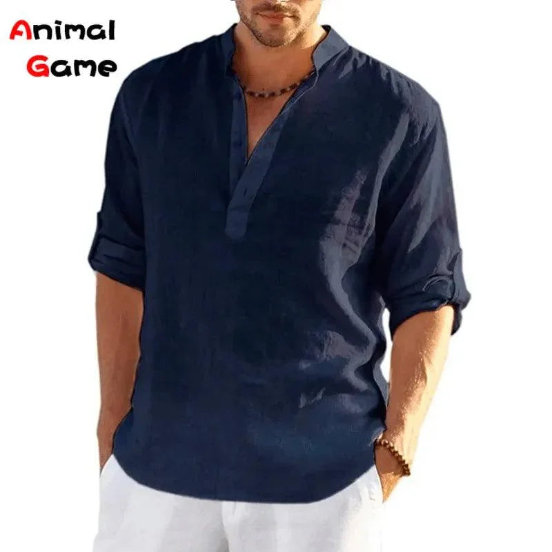 Camisa Em Linho Alto Padrão - Classe A / Toque de Sofisticação Que Seu Guarda Roupas Merece!