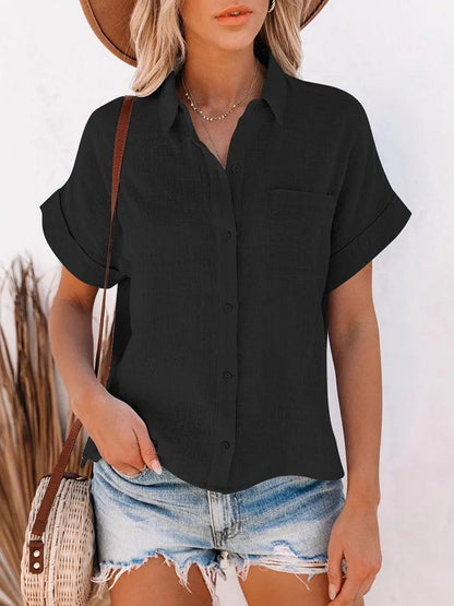 [COMPRE 1 E LEVE 3] Camisa Alvorada™ em Linho de Algodão / A Peça Essencial do Verão para a Mulher Decidida e Sofisticada!