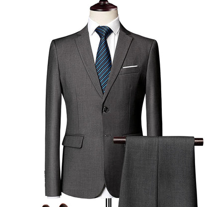 Conjunto Monaco Royal™ com Blazer de Alfaiataria Premium e Calça de Corte Slim