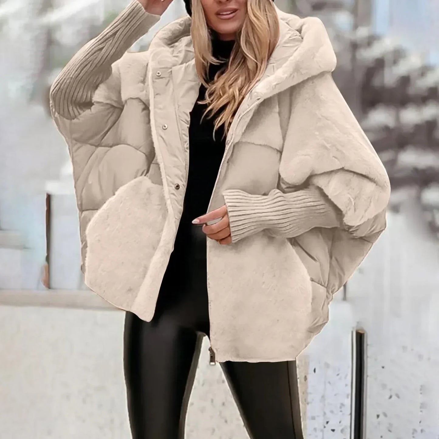 Casaco Berlin™ com Puffer Premium e Acabamento Peluciado /  Aconchego Sofisticado Para Mulheres de Presença!