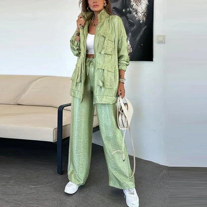 Conjunto Madonna™ com Corte Moderno Estilo Cargo / Sofisticação Urbana que Se Destaca Onde Você For!