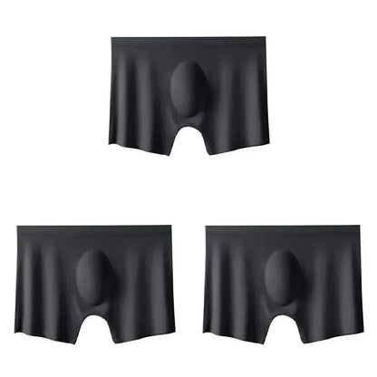 Kit com 3 Cuecas Boxers Antiodor e Antibacterianas Ice Man™ em Seda Gelo / As campeãs em Frescor, Elasticidade e Conforto!