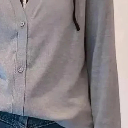 Jaqueta Cardigan Fátima™ Elegância Casual  / Estilo e Aconchego em Uma Peça Única!