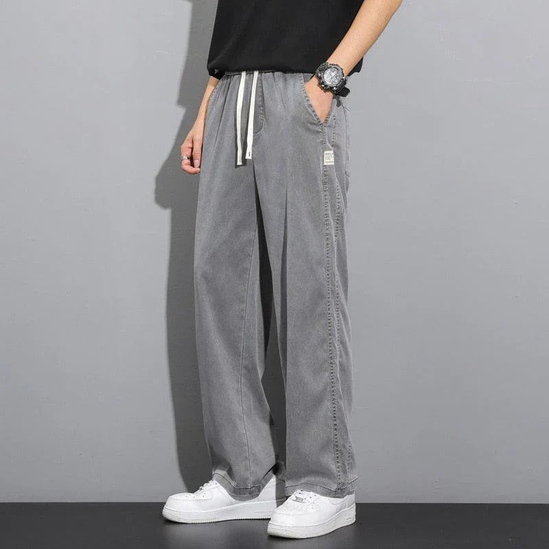 Calça Jeans Casual Masculina Muller™ / Soltinha, Estilosa e Fácil de Combinar: A calça do homem que se veste bem!
