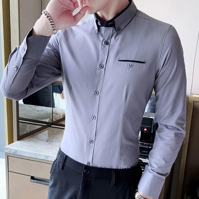 Camisa Social Manga Longa - FormalElite / A Sua Melhor Opção Quando o Assunto é Formalidade!