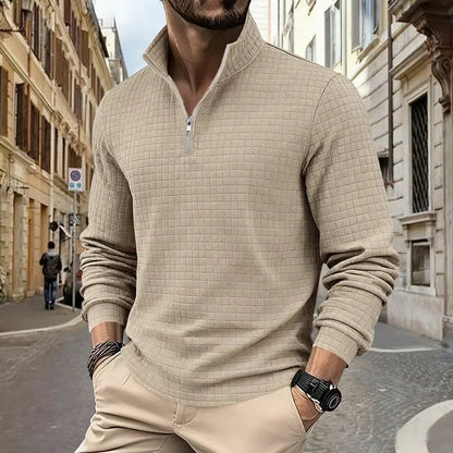 Suéter Montreall™ com Design Minimalista e Caimento Slim