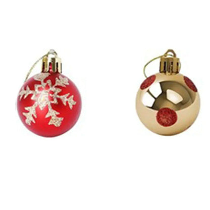 Kit de 50 Bolas de Natal Encanto™ Modern Lar / Brilho e Elegância para um Natal Memorável!