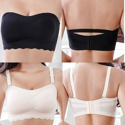 Kit com 4 Sutiãs SoftLift™ em Seda Gelo / Os Únicos Que Você Escolhe se Quer Usar Com ou Sem Alça!