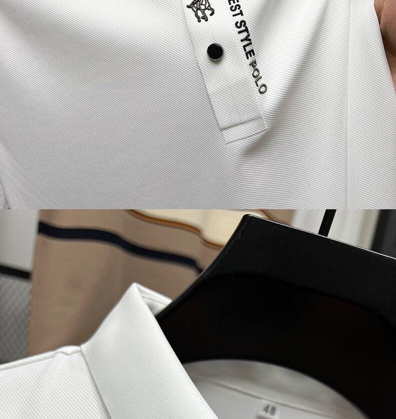 Polo de Alto Padrão GolfStar™  / A Camiseta do Homem que Adora se Vestir com Luxo & Requinte!