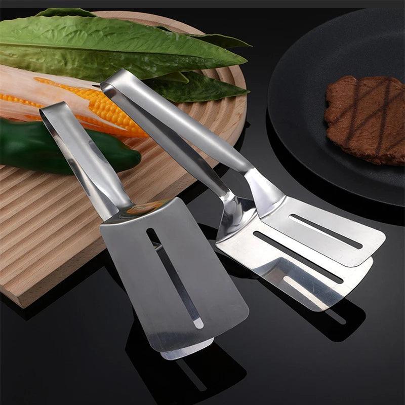 ( Compre 1 e Leve 2) Espátula Multiuso UniChef™ em Aço Inoxidável / A Versatilidade que Eleva Cada Receita!