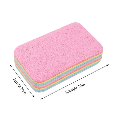 Esponja Multicolorida Modern House™ com Camadas Absorventes e Torção Fácil / Eficiência e Higiene em Cada Lavada!
