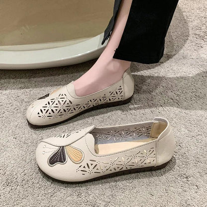 Sapatilhas Thalia™ com Estilo Vazado / Pura Elegância e Conforto Prático