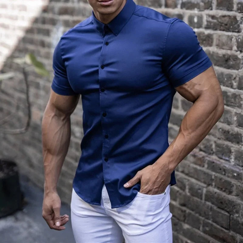 Camisa Detroit™ Slim Fit com Caimento Ajustado
