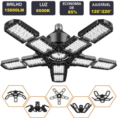 Lâmpada Articulada EcoLumem™ Iluminação LED de Alto Rendimento! (Promoção de Lançamento: Adquira a sua e leve 2 Arandelas Solares de Graça)
