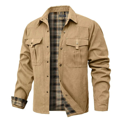 Jaqueta Ironwood™ Estilo Overshirt Com Forro Interior Xadrez