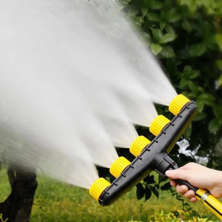 Irrigador Modern Lar™ com 5 Bocais Ajustáveis de Amplo Alcance / Eficiência, Economia e Versatilidade para Irrigação Perfeita!
