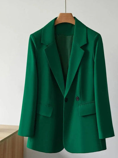Novo Blazer Casual Chic Feminino - Elegância Minimalista Que Inspira!