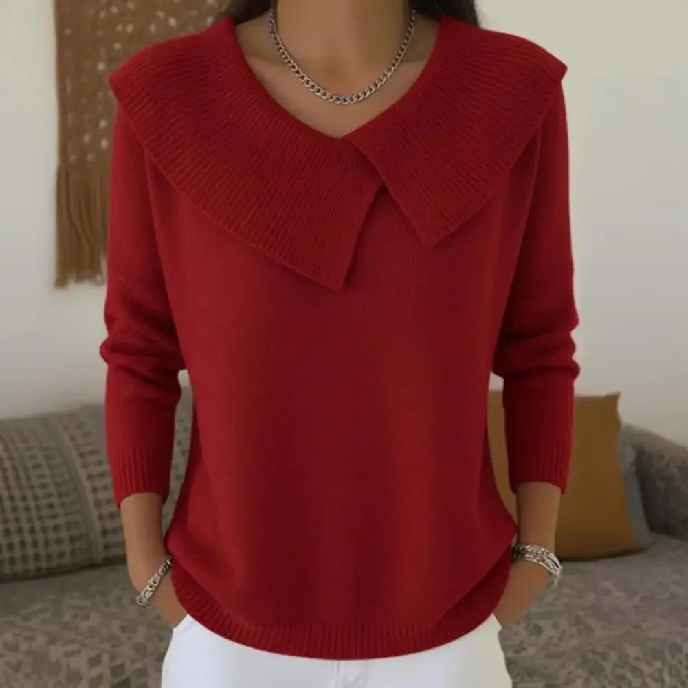Blusa Manga Longa Noelle™ com Gola Estilizada