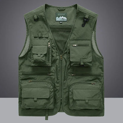 Colete Americano Maverick™ com Visual Tático Urbano e Multi-Bolsos /O Equilíbrio Entre Funcionalidade, Estilo e Presença Masculina.