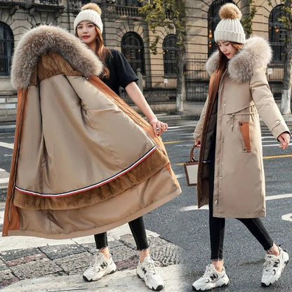 Parka Feminina com Capuz de Pelúcia - FurryFemme / A Forma Mais Estilosa de Se Proteger do frio!