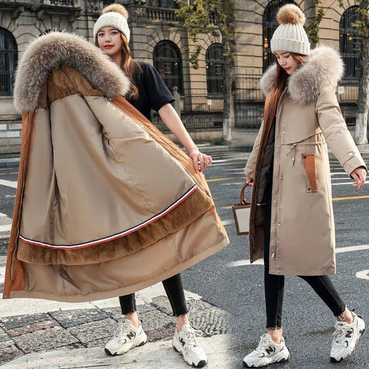Parka Feminina com Capuz de Pelúcia - FurryFemme / A Forma Mais Estilosa de Se Proteger do frio!