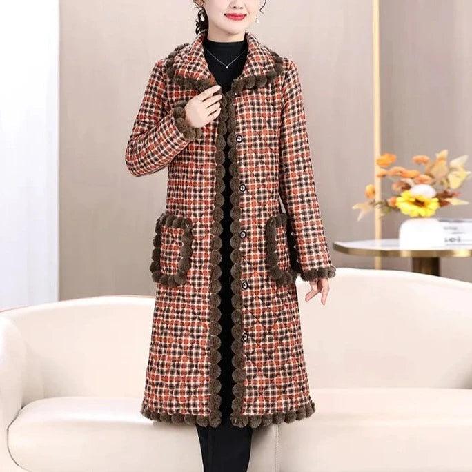 Casaco Bordeaux™ em Sherpa e Algodão / Aconchego e Estilo para os Dias Mais Frios do Ano!