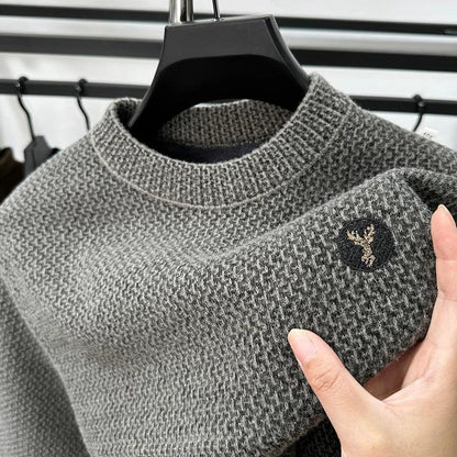 Suéter Borboun ™ Em Tricoline Luxuoso / Um Ícone de Conforto Masculino com Interior Aveludado!