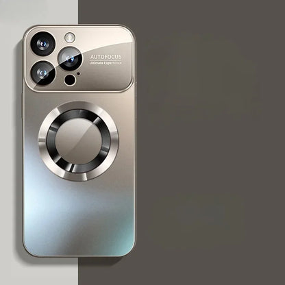 Capa Magnética UltraProtect™ Titanium para iPhone / Proteção Premium, Compatível com Carregamento Sem Fio e Design Anti-Manchas!