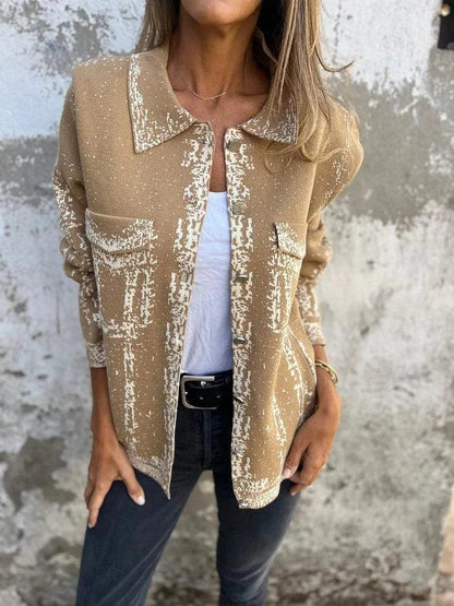 Camisa Blazer Chizê™ com Acabamento Texturizado / Casualidade e Sofisticação para Todos os Momentos!
