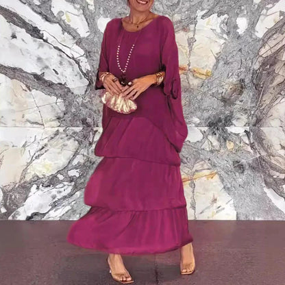 Vestido Filadélfia™ com Efeito em Camadas / A Marca da Sofisticação Descomplicada!