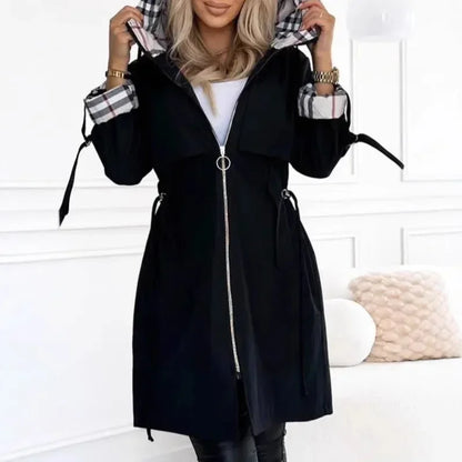 Casaco Cambridge™ com Recortes Urbanos e Detalhes Premium / Um Toque Britânico no Seu Visual de Inverno!