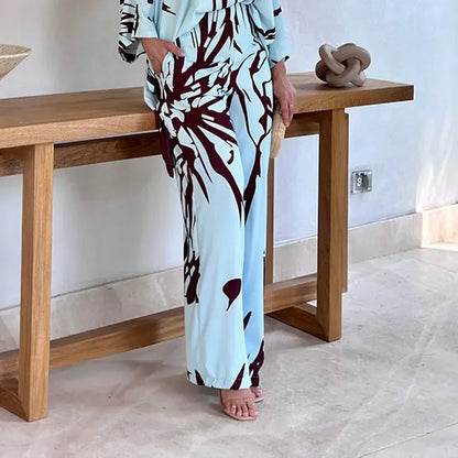 Conjunto Arabela™ em Popelina com Estampa Moderna / Liberdade, Estilo e Personalidade em Uma Só Peça!