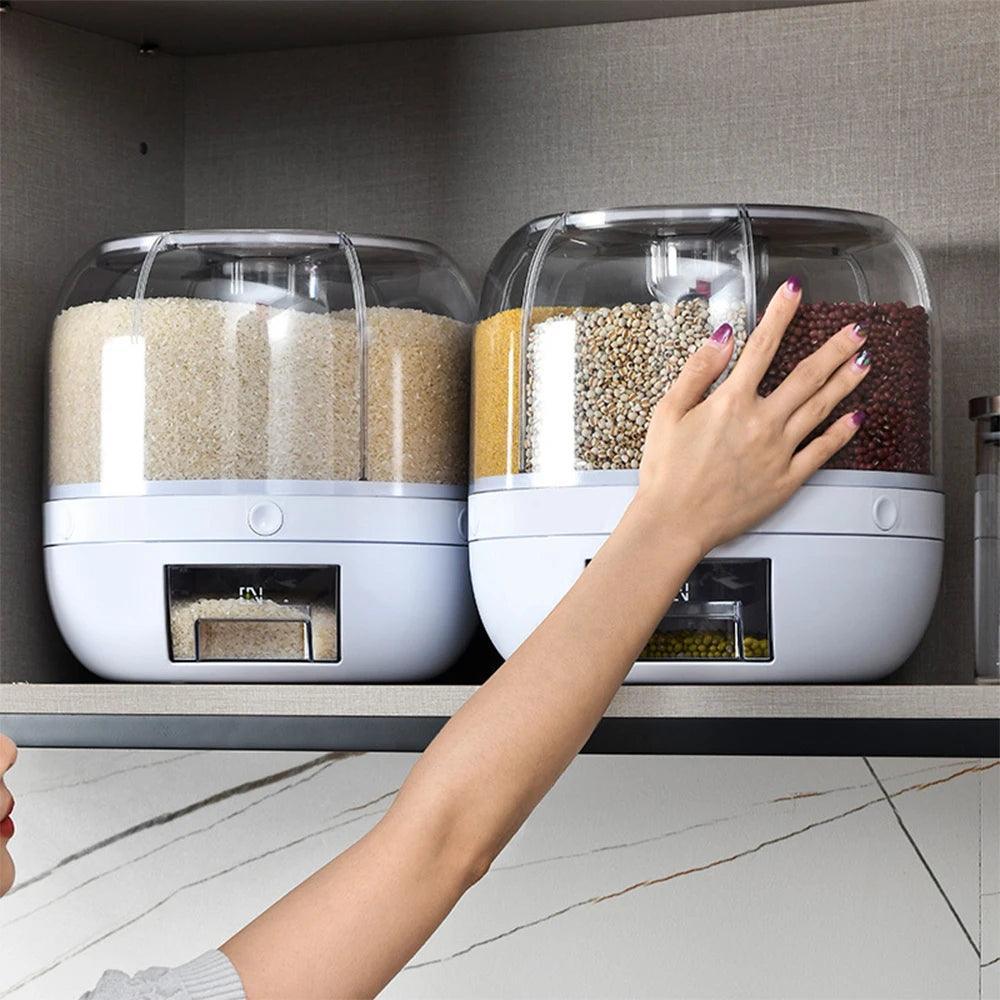 Dispenser de Grãos 360º Modern House™ / Praticidade e Organização para sua Cozinha!