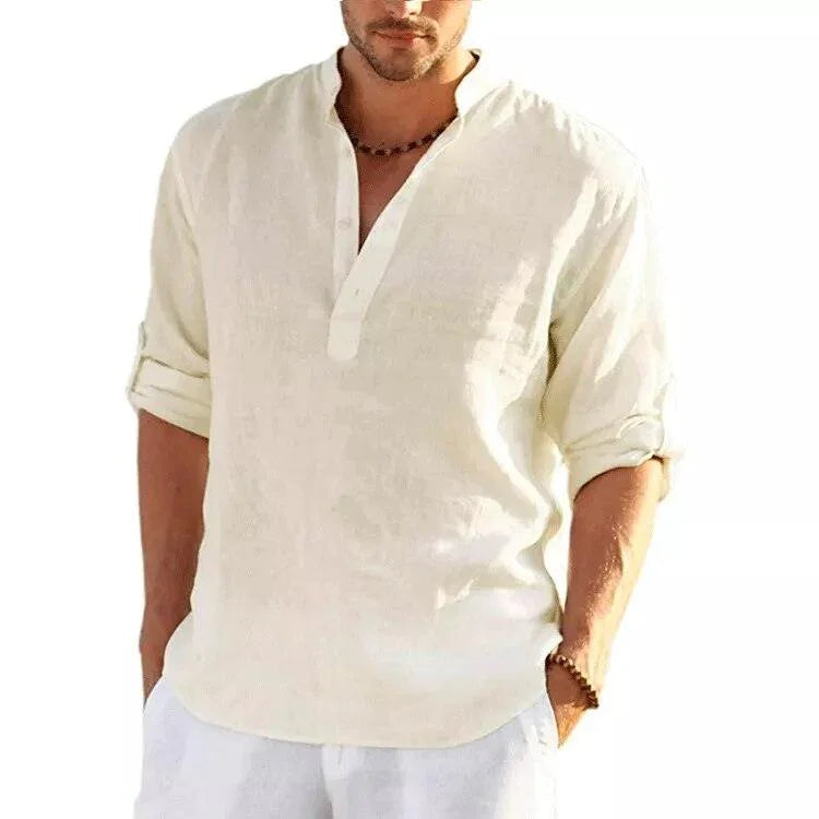 Camisa Em Linho Alto Padrão - Classe A / Toque de Sofisticação Que Seu Guarda Roupas Merece!
